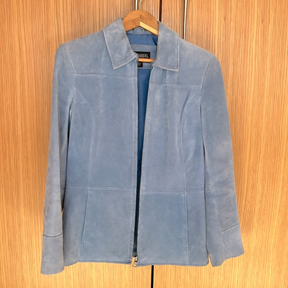 Bernardo suede full zip jacket XS
